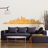 Vinilos Decorativos: Boston Skyline 3