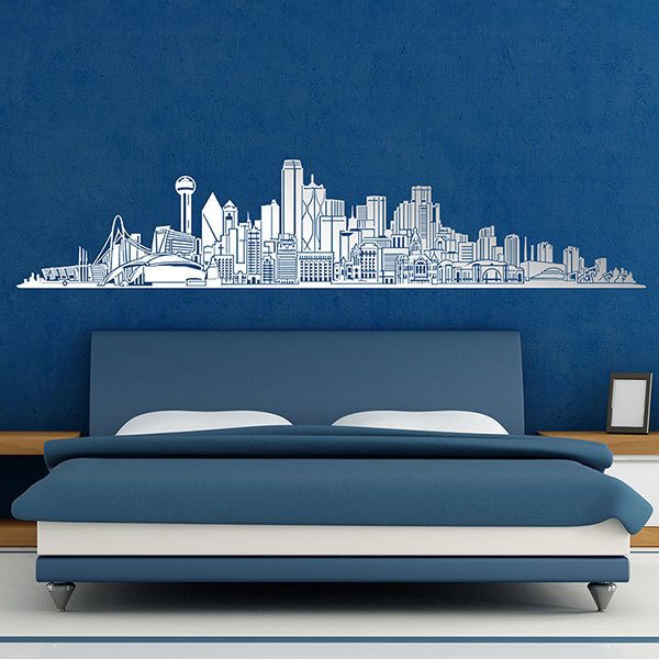 Vinilos Decorativos: Dallas Skyline