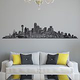 Vinilos Decorativos: Dallas Skyline 2