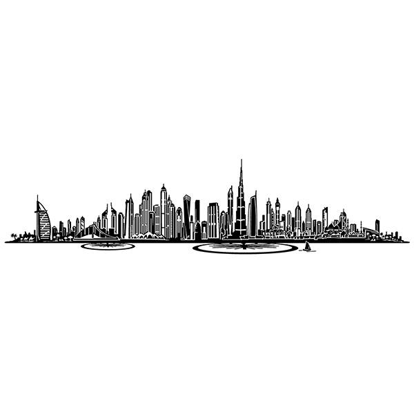 Vinilos Decorativos: Dubái Skyline