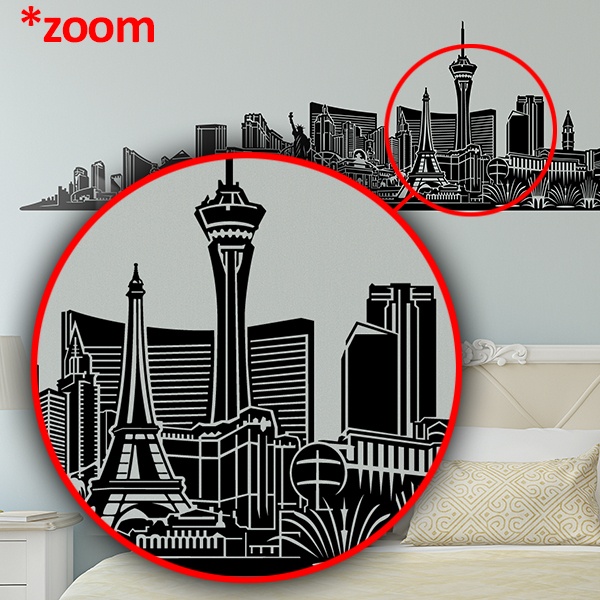 Vinilos Decorativos: Las Vegas Skyline