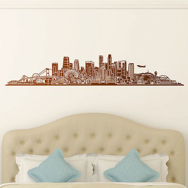 Vinilos Decorativos: Los Ángeles Skyline