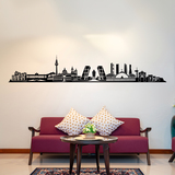 Vinilos Decorativos: Madrid Skyline  2