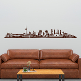 Vinilos Decorativos: Madrid Skyline  3