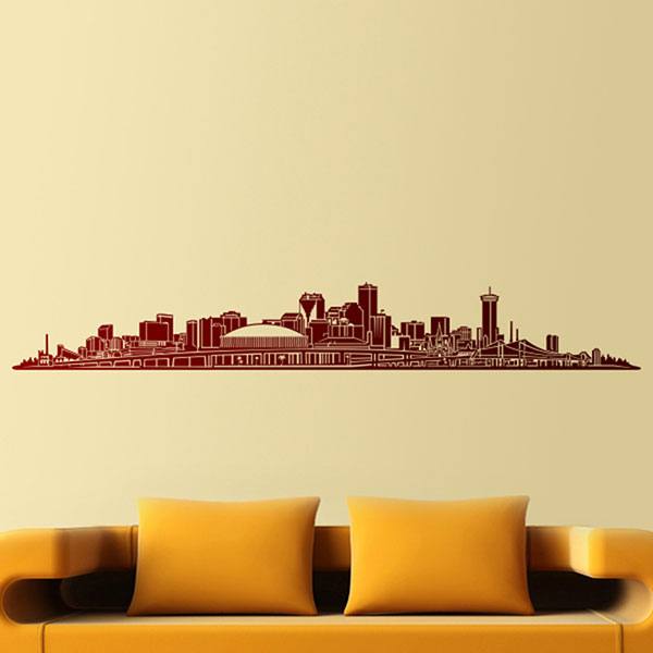 Vinilos Decorativos: Nueva Orleans Skyline