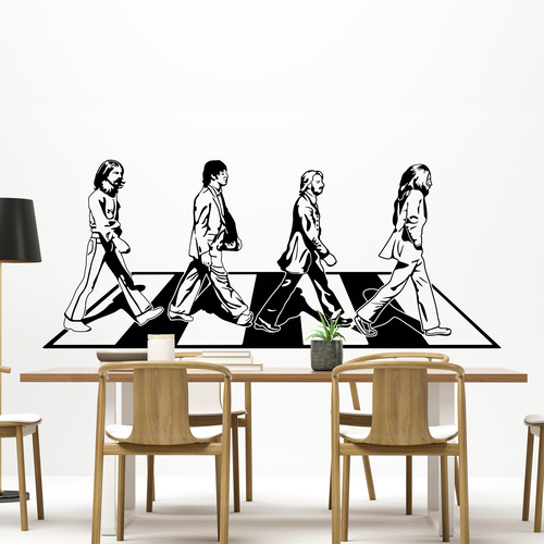 Vinilos Decorativos: Beatles en Abbey Road