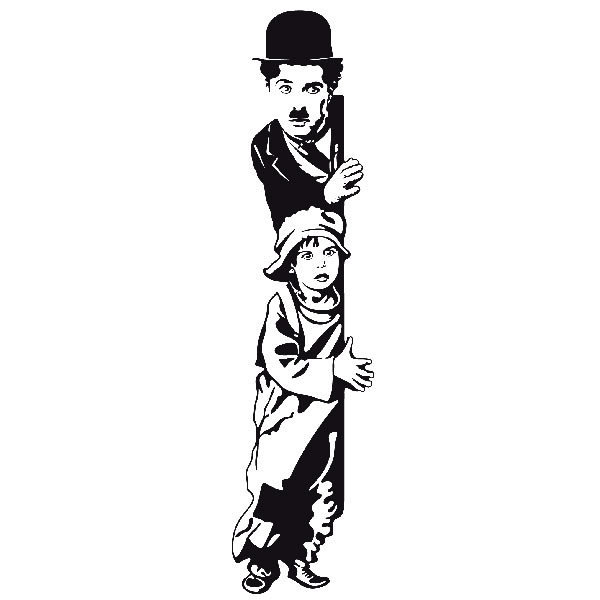 Vinilos Decorativos: Chaplin The Kid