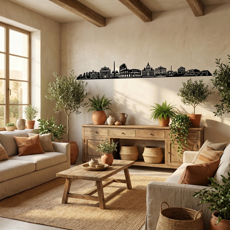 Vinilos Decorativos: Roma Skyline 2018