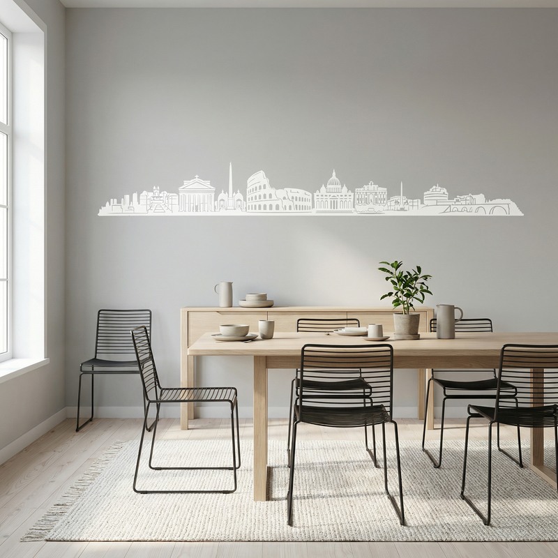 Vinilos Decorativos: Roma Skyline 2018