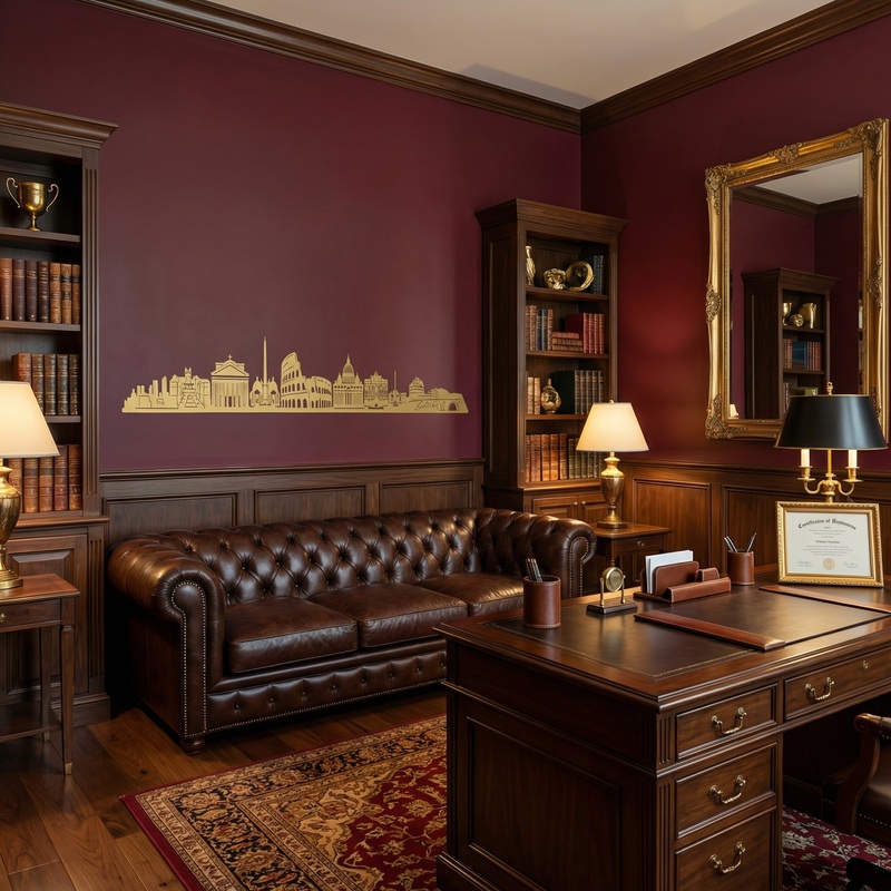 Vinilos Decorativos: Roma Skyline 2018