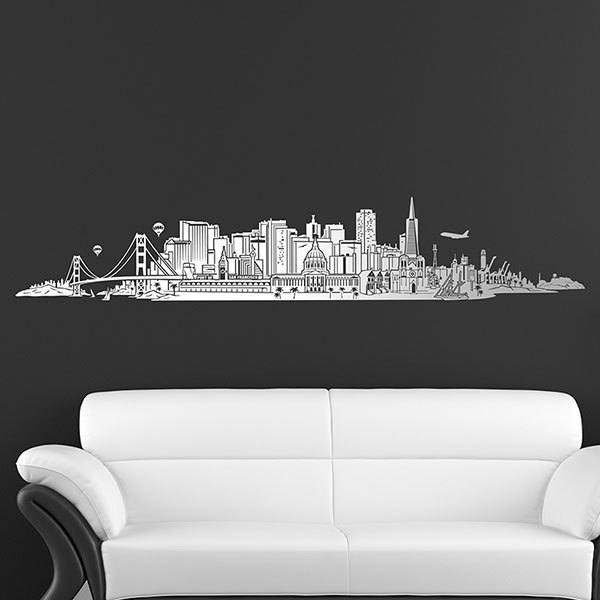 Vinilos Decorativos: San Francisco Skyline