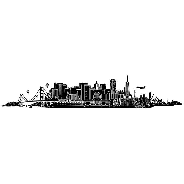 Vinilos Decorativos: San Francisco Skyline