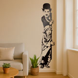 Vinilos Decorativos: Chaplin The Kid 2