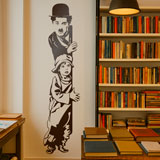 Vinilos Decorativos: Chaplin The Kid 3