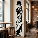 Vinilos Decorativos: Chaplin The Kid 6