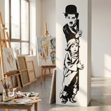 Vinilos Decorativos: Chaplin The Kid 9
