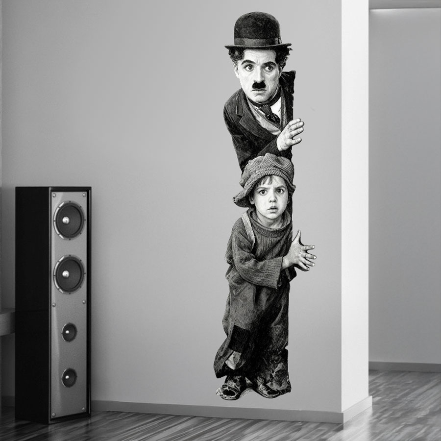 Vinilos Decorativos: Charlot, The Kid