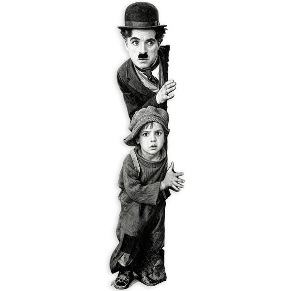 Vinilos Decorativos: Charlot, The Kid