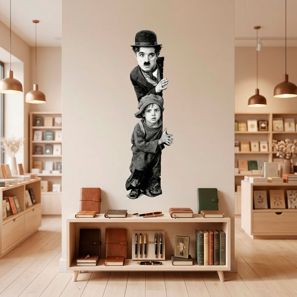 Vinilos Decorativos: Charlot, The Kid