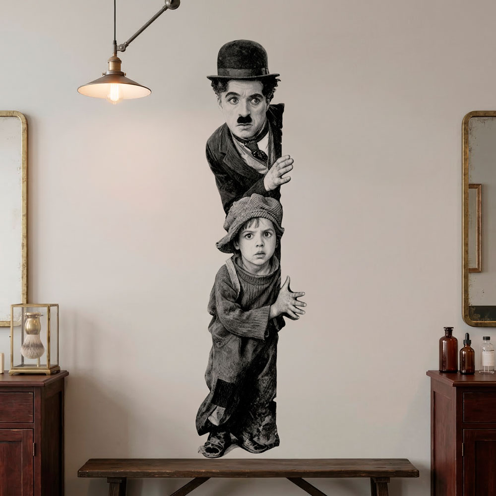 Vinilos Decorativos: Charlot, The Kid