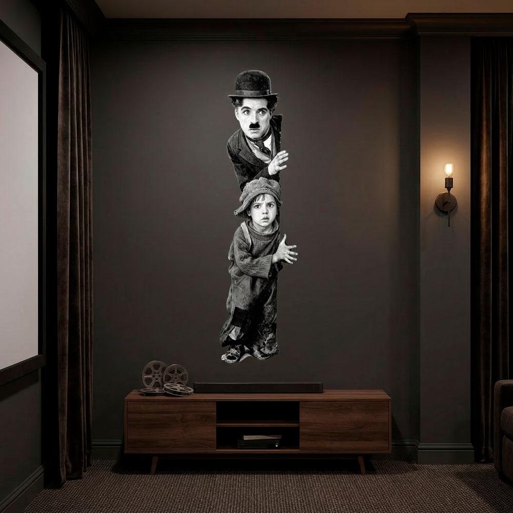 Vinilos Decorativos: Charlot, The Kid