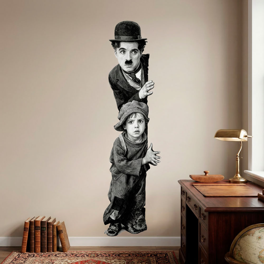 Vinilos Decorativos: Charlot, The Kid
