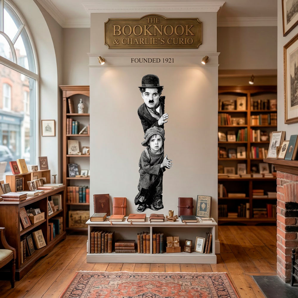 Vinilos Decorativos: Charlot, The Kid
