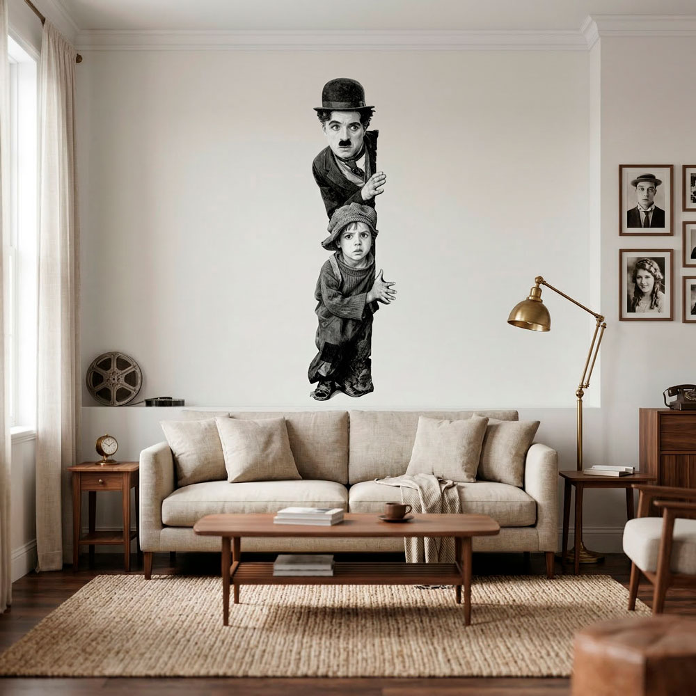 Vinilos Decorativos: Charlot, The Kid