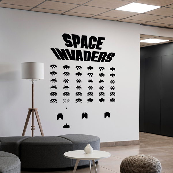 Vinilos Decorativos: Space Invaders Game