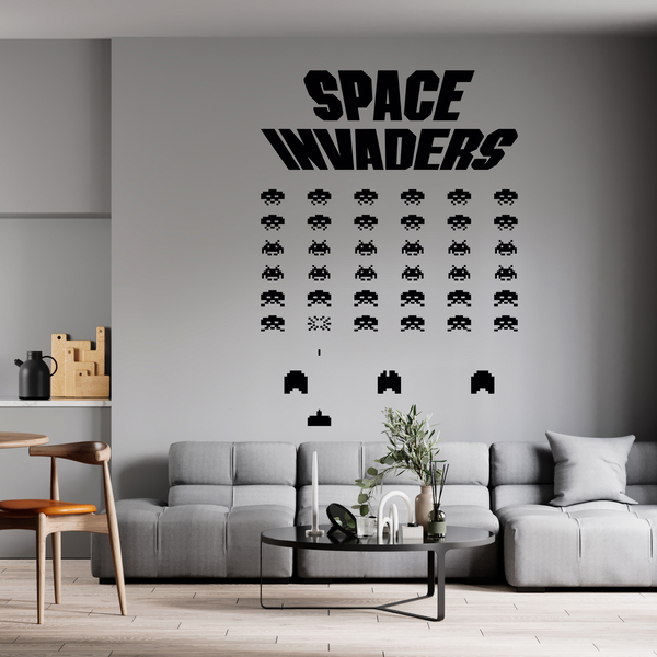 Vinilos Decorativos: Space Invaders Game