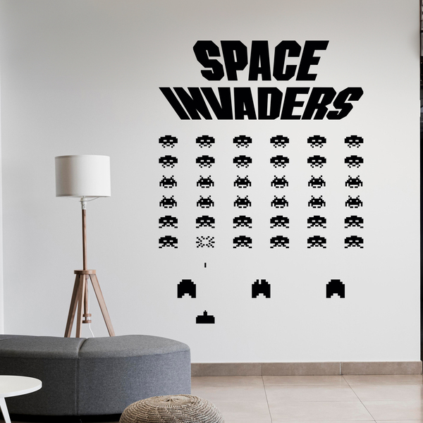 Vinilos Decorativos: Space Invaders Game