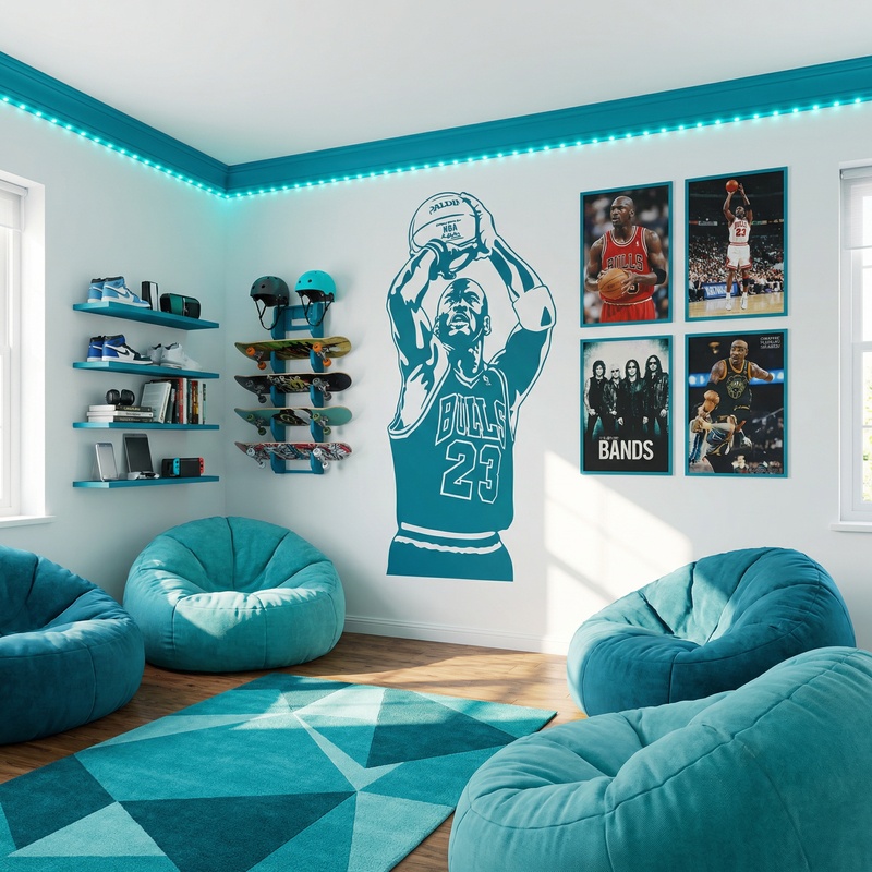 Vinilos Decorativos: Michael Jordan