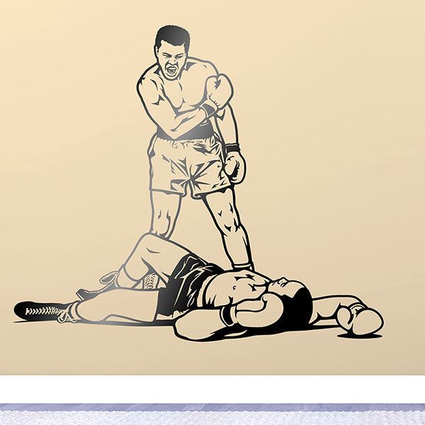 Vinilos Decorativos: Muhammad Ali vs Sonny Liston 0