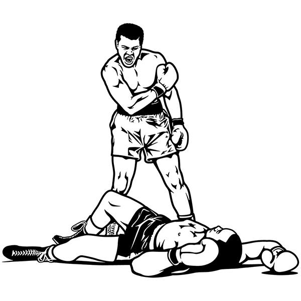 Vinilos Decorativos: Muhammad Ali vs Sonny Liston