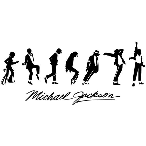 Vinilos Decorativos: Michael Jackson Evolution