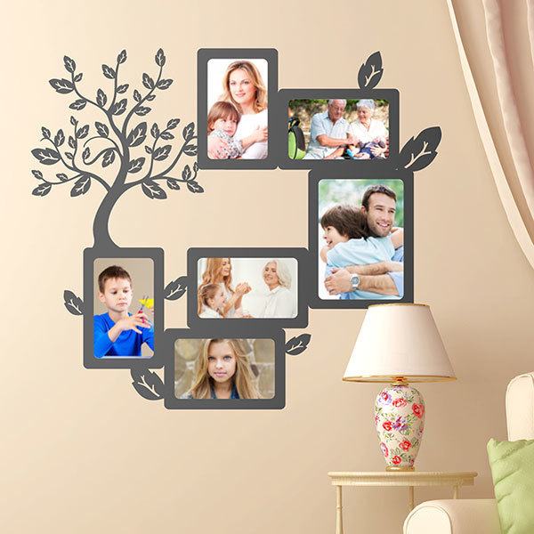 Vinilos Decorativos: Árbol Genealógico para Fotos