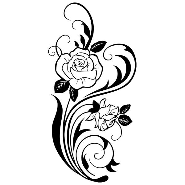 Vinilos Decorativos: Floral Tlaloc 