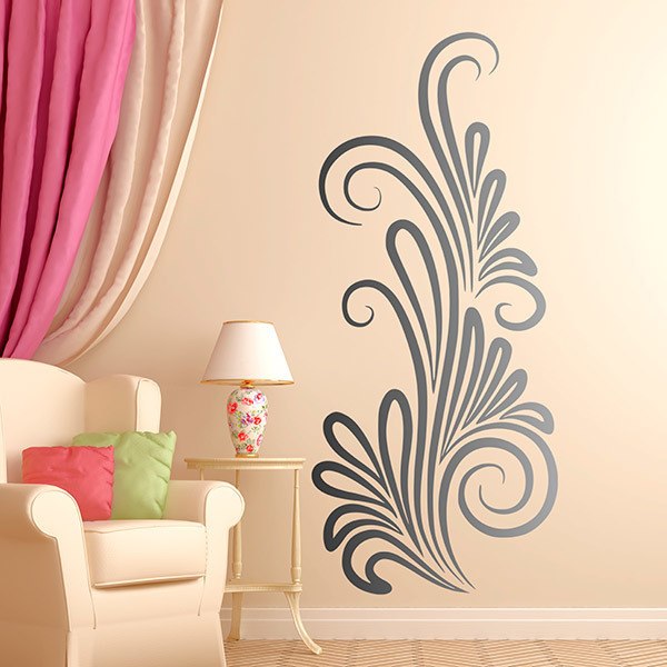 Vinilos Decorativos: Floral Coatlicue 