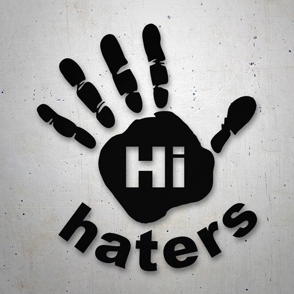 Pegatinas: Hi Haters