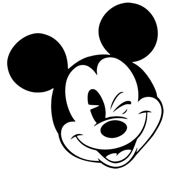 Vinilos Infantiles: Mickey Mouse guiña el ojo