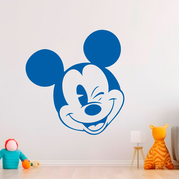 Vinilos Infantiles: Mickey Mouse guiña el ojo