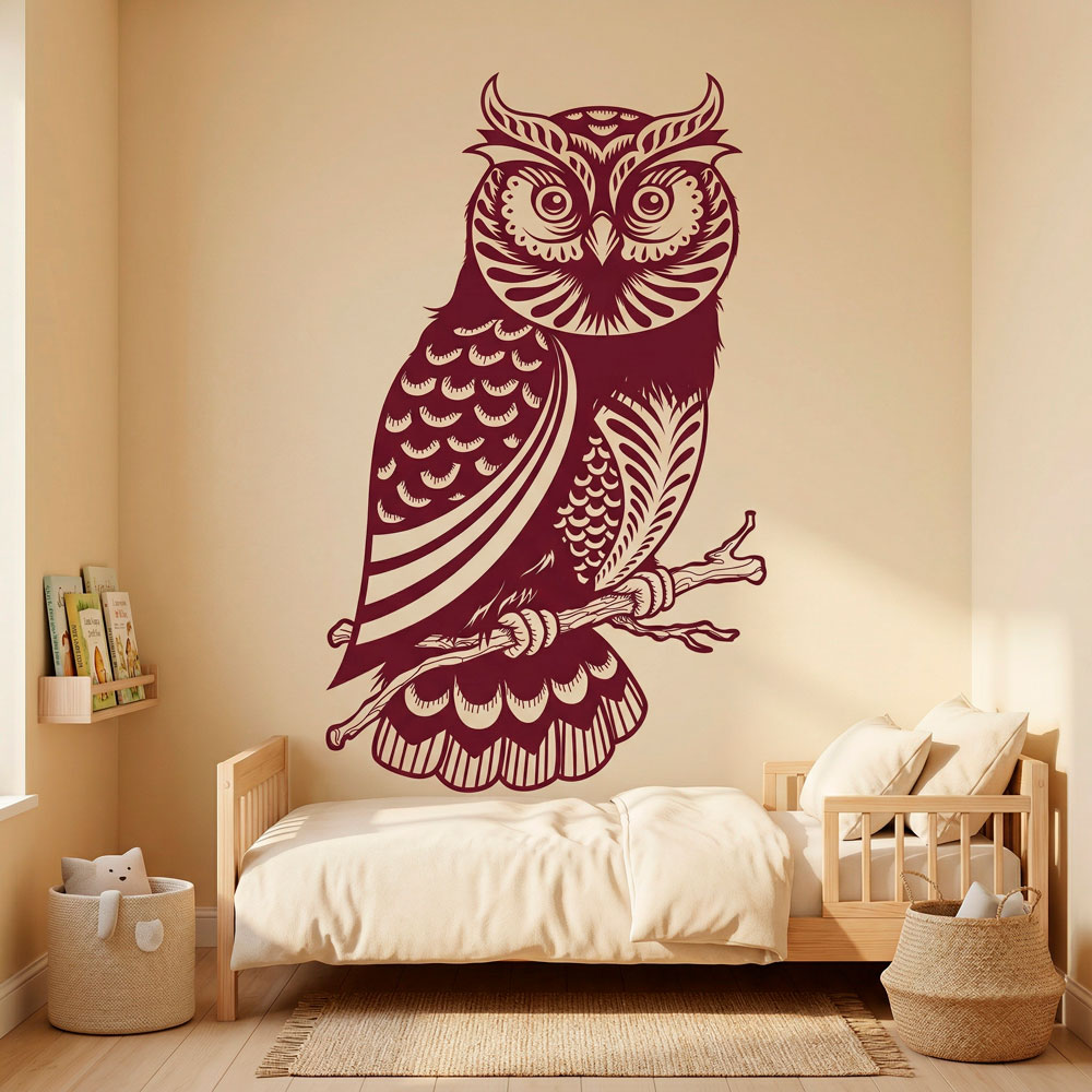Vinilos Decorativos: B&uacute;ho Strigidae
