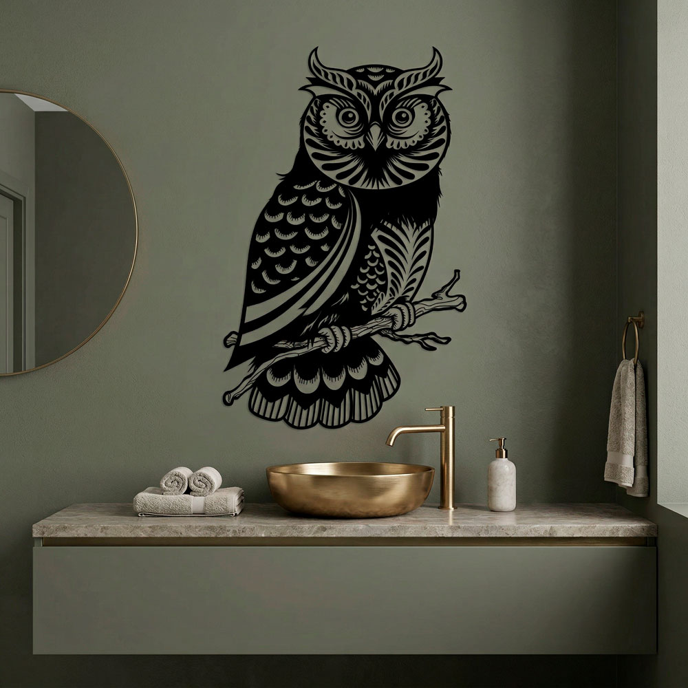 Vinilos Decorativos: B&uacute;ho Strigidae