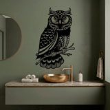 Vinilos Decorativos: B&uacute;ho Strigidae 11