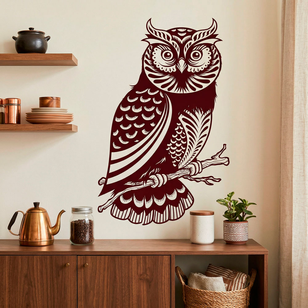 Vinilos Decorativos: B&uacute;ho Strigidae