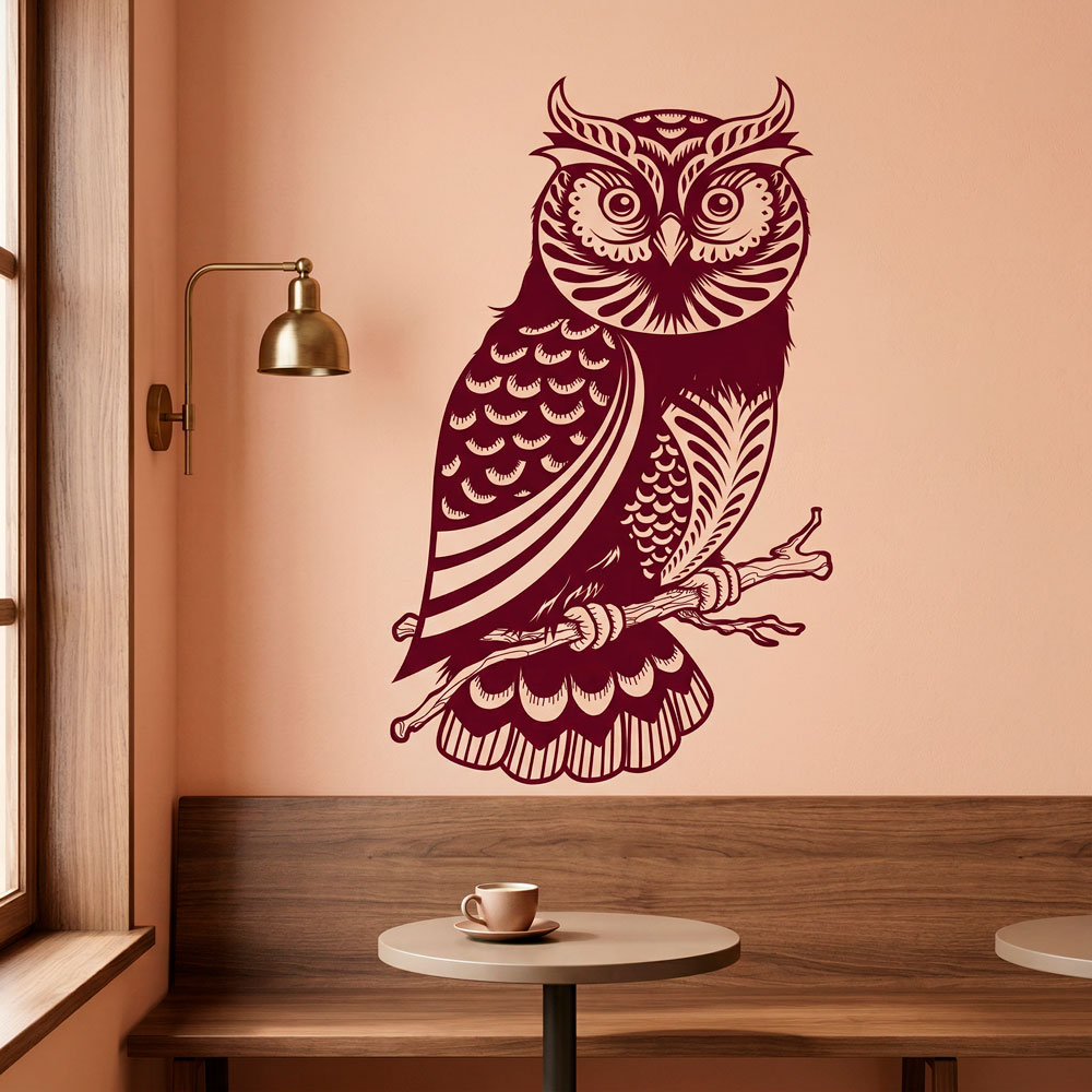 Vinilos Decorativos: B&uacute;ho Strigidae
