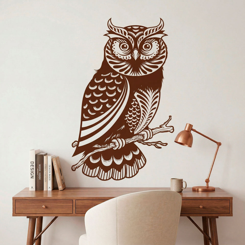 Vinilos Decorativos: B&uacute;ho Strigidae