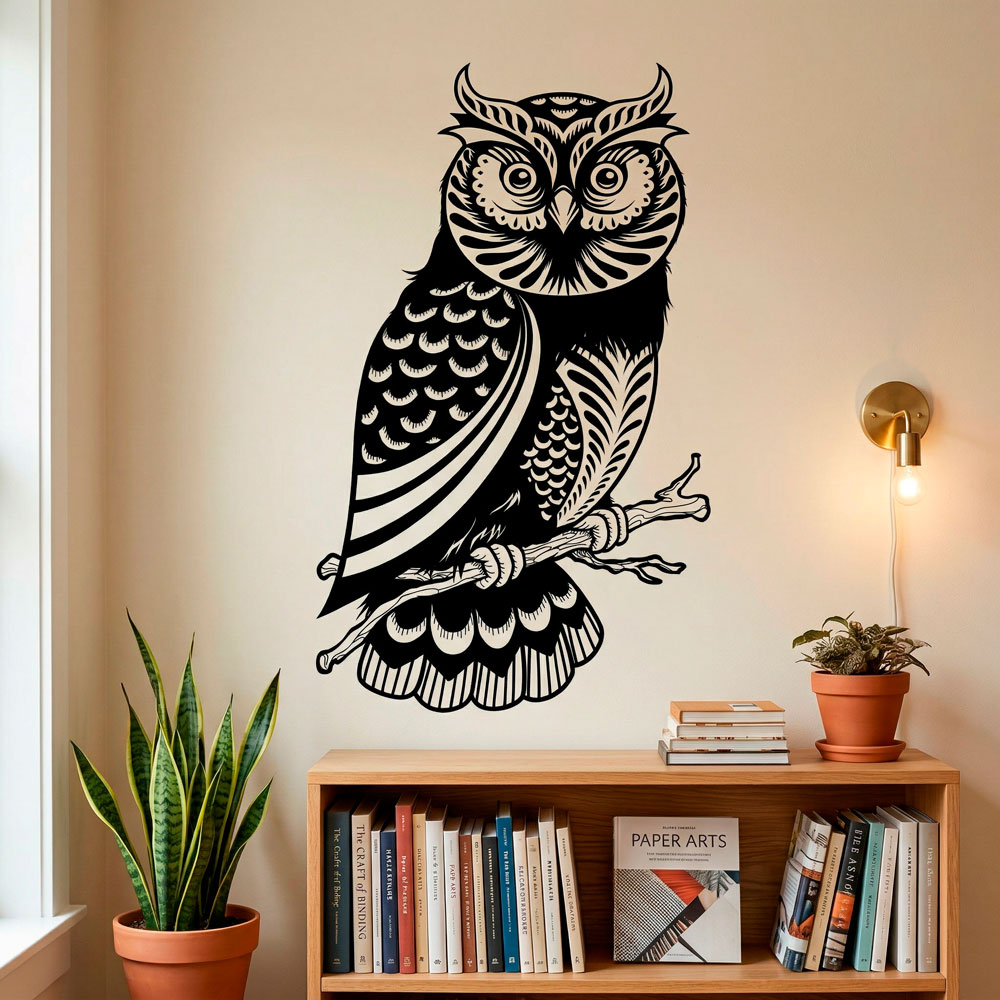 Vinilos Decorativos: B&uacute;ho Strigidae