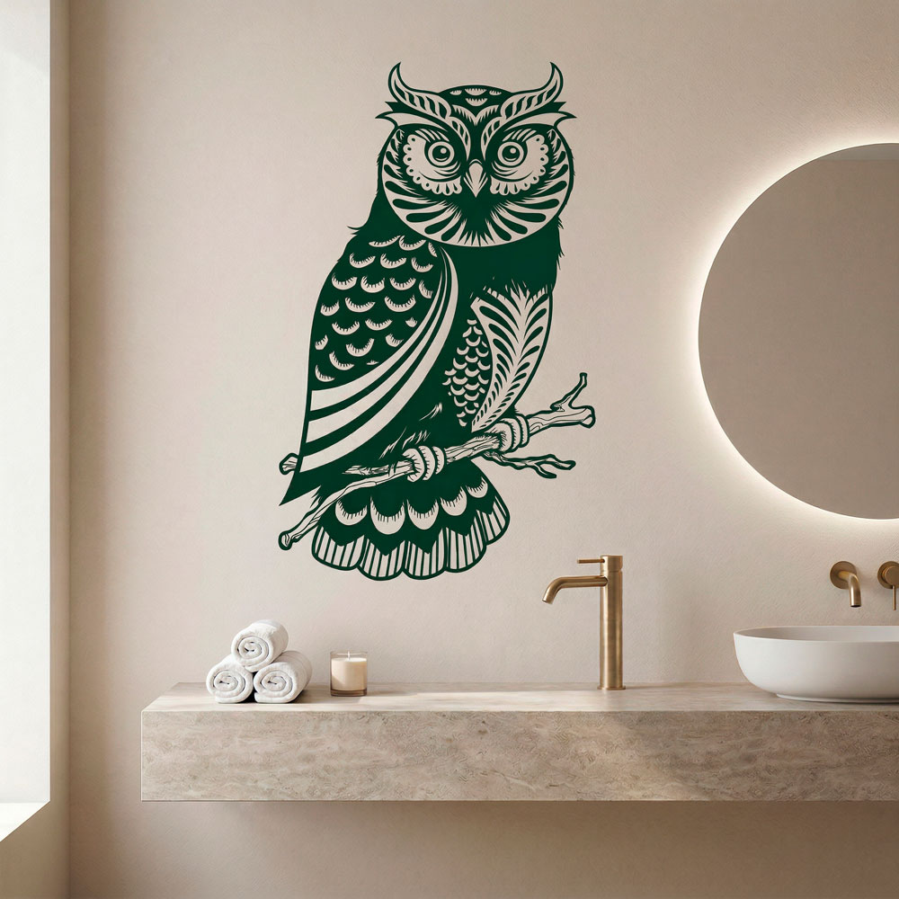 Vinilos Decorativos: B&uacute;ho Strigidae