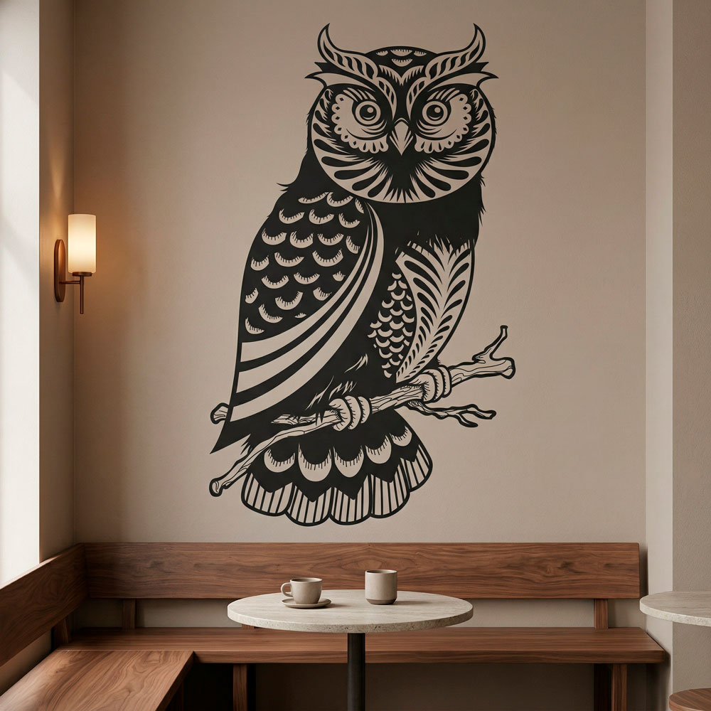 Vinilos Decorativos: B&uacute;ho Strigidae